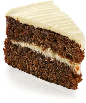 Carrot Cake Slice Cream Cheese Frosting