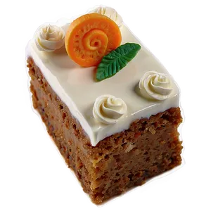 Carrot Cake Slice Png Prp PNG image