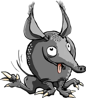 Cartoon Aardvark Character