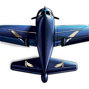 Cartoon Airplane Character Png Myr PNG image