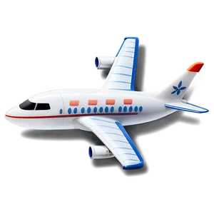 Cartoon Airplane Side View Png 06262024 PNG image