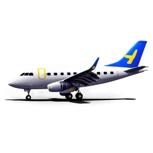 Cartoon Airplane With Passengers Png 6 PNG image