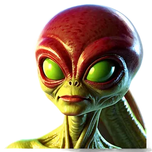 Cartoon Alien B PNG image