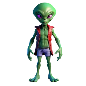 Cartoon Alien Character Png 12 PNG image