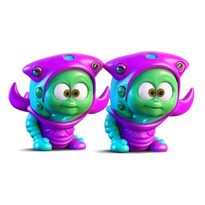 Cartoon Alien Friends Png 31 PNG image