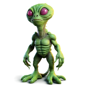 Cartoon Alien Monster Png 06282024 PNG image