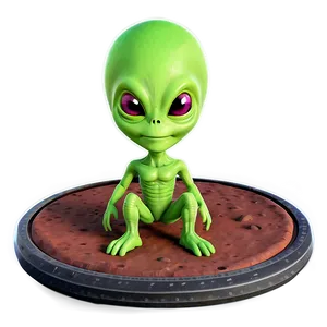 Cartoon Alien On Mars PNG 21 PNG