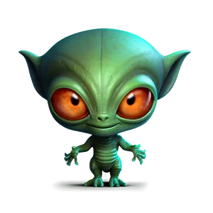 Cartoon Alien Pet PNG Pyg11 PNG