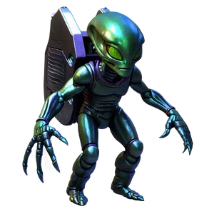 Cartoon Alien With Jetpack PNG Wxj PNG