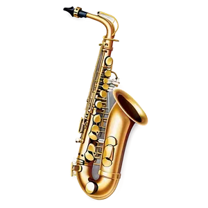 Cartoon Alto Saxophone Png Psj82 PNG image