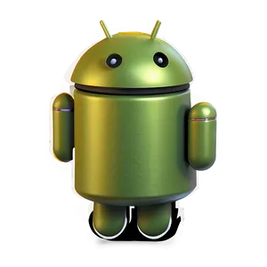 Cartoon Android Character PNG 05062024