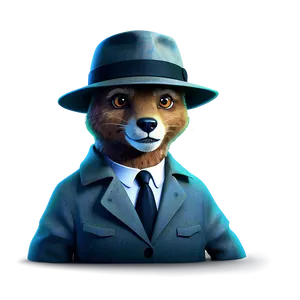 Cartoon Animal Detective Mystery Png Nms PNG image