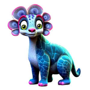 Cartoon Animal Family Group PNG 06252024
