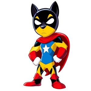 Cartoon Animal Superheroes Png Tfo65 PNG image