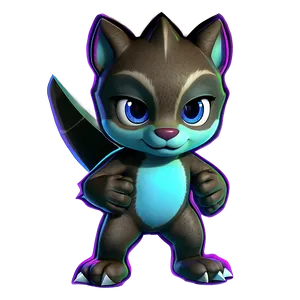 Cartoon Animal Video Game Hero Png 06252024 PNG image