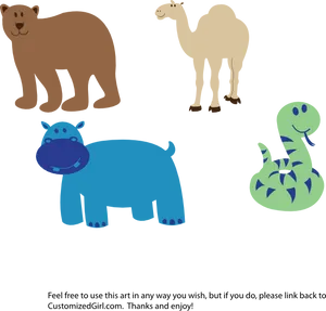 Cartoon Animals Collection