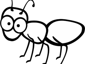 Cartoon Ant Illustration PNG image
