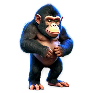 Cartoon Ape Character Png 75 PNG image