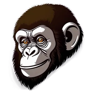 Cartoon Ape Character Png Vgh PNG image