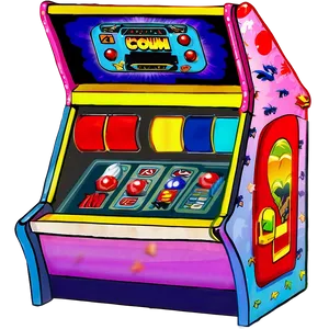 Cartoon Arcade Games PNG Jym PNG
