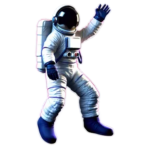 Cartoon Astronaut PNG 05212024