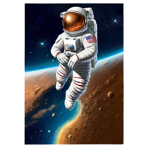 Cartoon Astronaut PNG Rka89