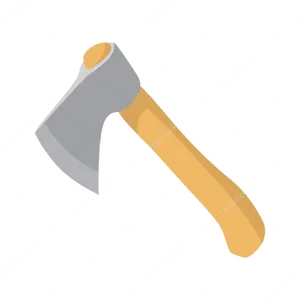 Cartoon Axe Illustration