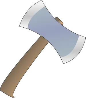 Cartoon Axe Illustration PNG image