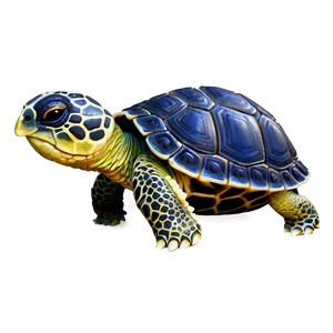 Cartoon Baby Turtle PNG Vjo