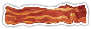Cartoon Bacon Strip PNG image