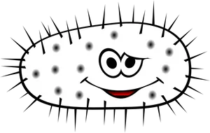 Cartoon Bacteria Character