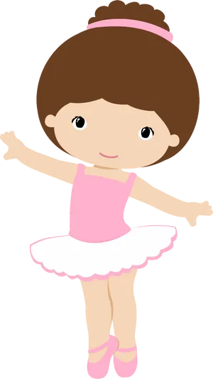 Cartoon Ballerina Character.png PNG image