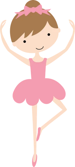 Cartoon Ballerina Posing.png PNG image