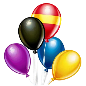Cartoon Balloons PNG 21