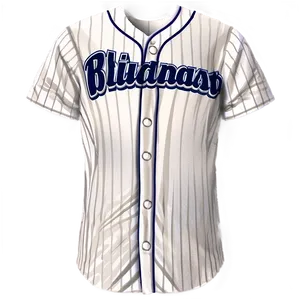 Cartoon Baseball Jersey PNG 06282024