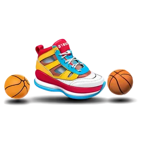 Cartoon Basketball Journey PNG Dkd