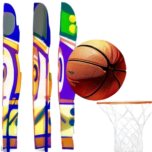 Cartoon Basketball Shootout Png Vdn68 PNG image