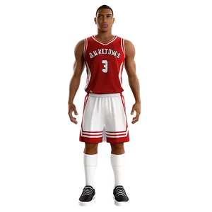 Cartoon Basketball Uniform Png 06212024 PNG image