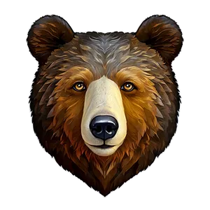 Cartoon Bear Face Png 8 PNG image