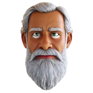 Cartoon Beard B PNG image