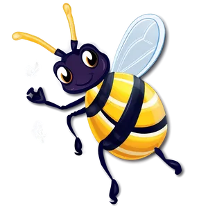 Cartoon Bee Png Wqo12 PNG image