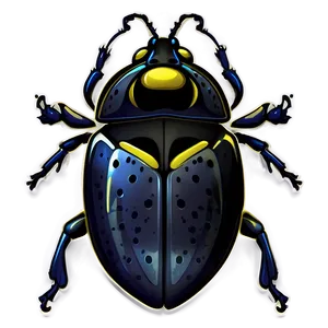 Cartoon Beetle Character PNG 56