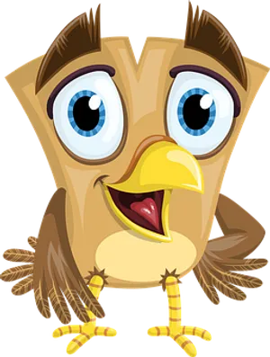 Cartoon Bird Character