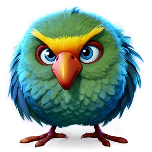 Cartoon Bird Character Png 06202024 PNG image