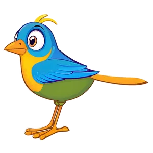 Cartoon Bird Character Png 06202024 PNG image