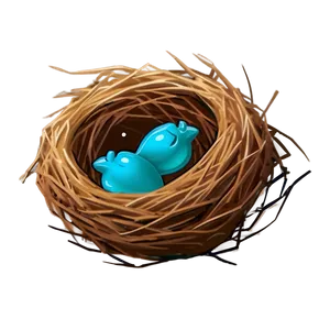 Cartoon Bird Nest Png Vjm PNG image