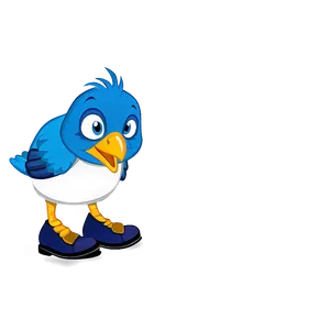 Cartoon Bird Wearing Boots PNG Svk56 PNG