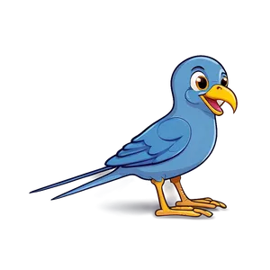 Cartoon Bird With Worm PNG 37