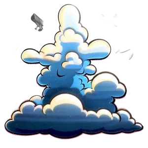 Cartoon Blast Cloud Png 06252024 PNG image