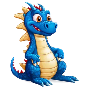 Cartoon Blue Dragon Character PNG 37 PNG